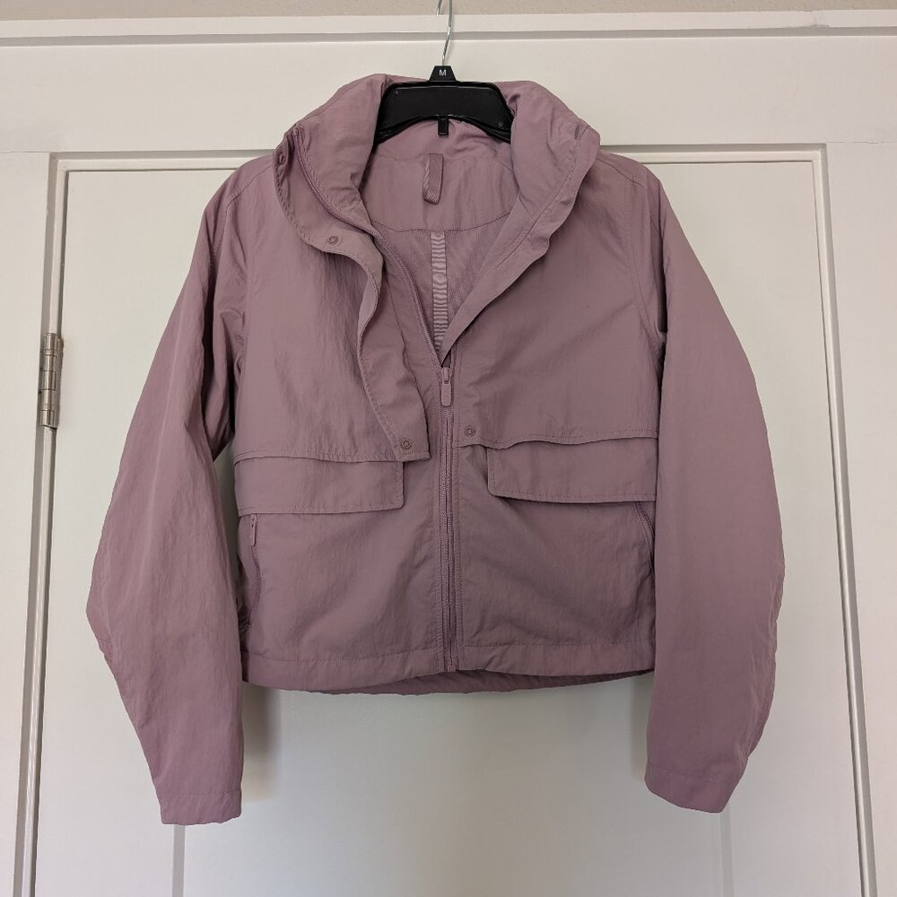 Lululemon Women's Casual Hooded Jacket, Mauve, Size 2